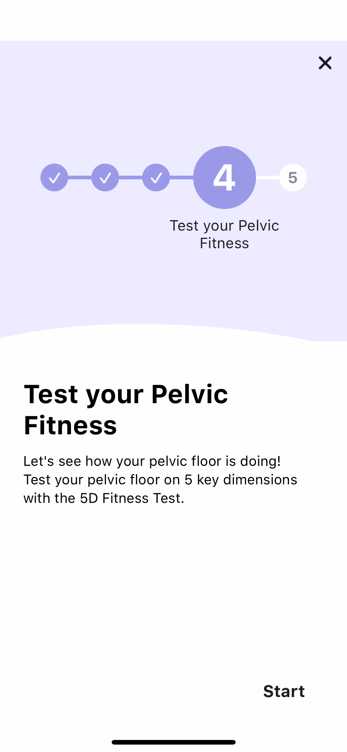 UX flow gallery - Perifit Demo