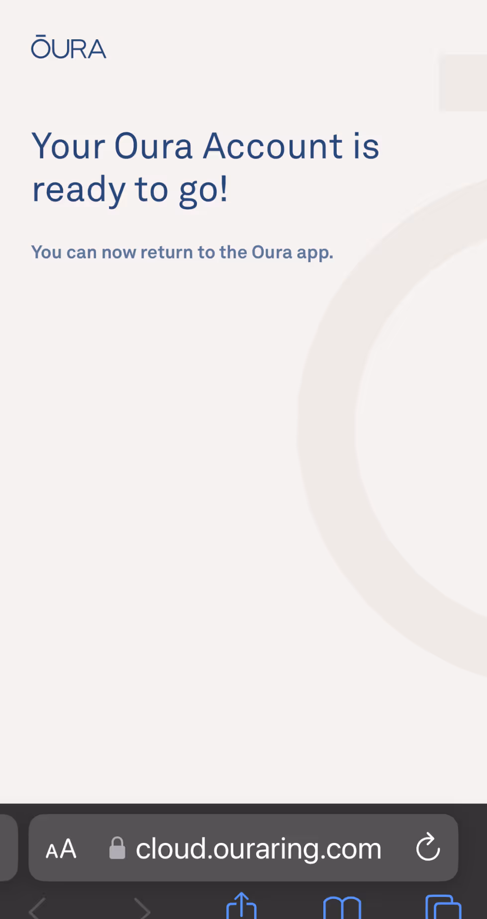 UX Setup Flow Screens - Account is ready