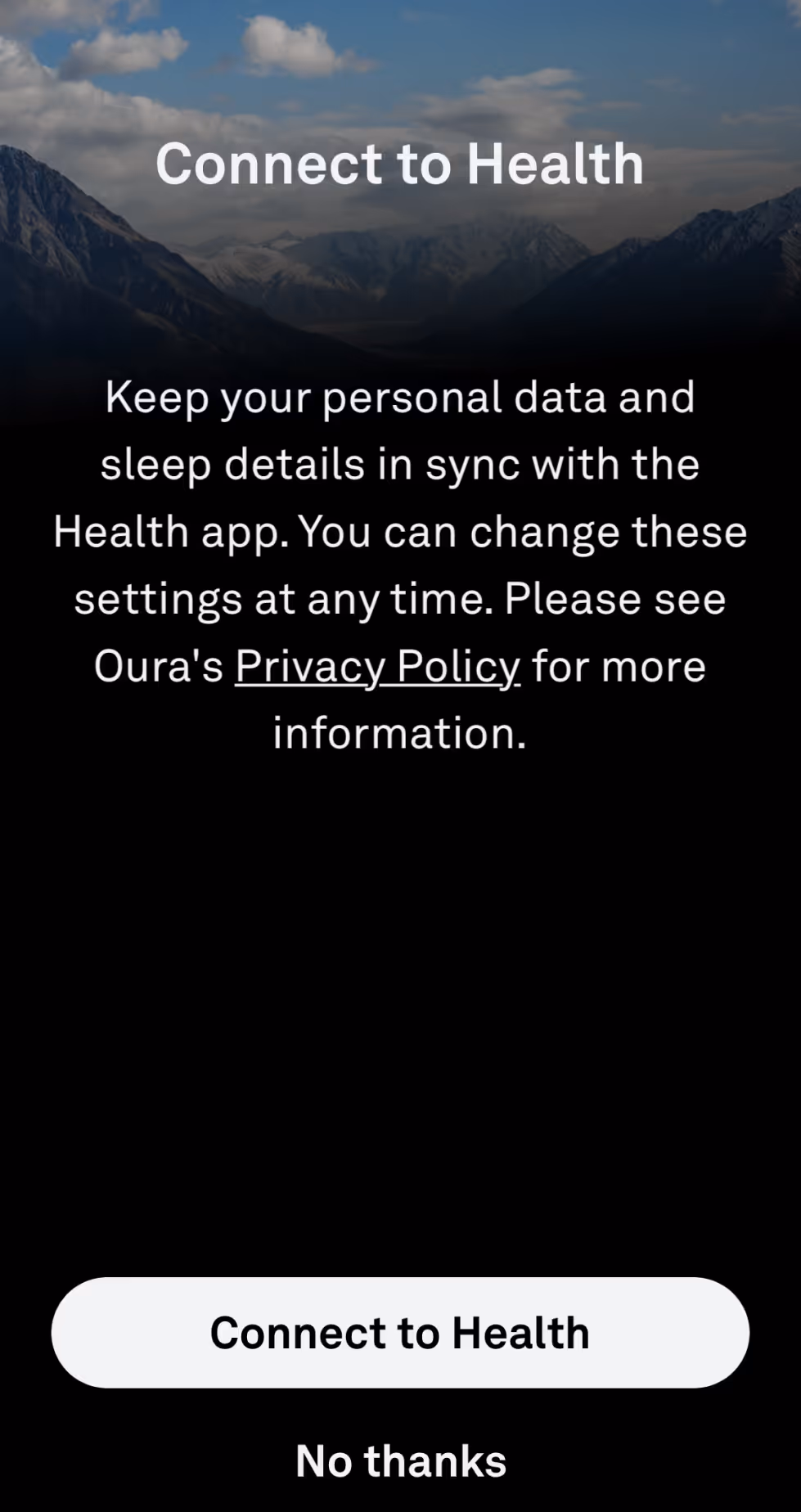 UX Setup Flow Screens - Connect