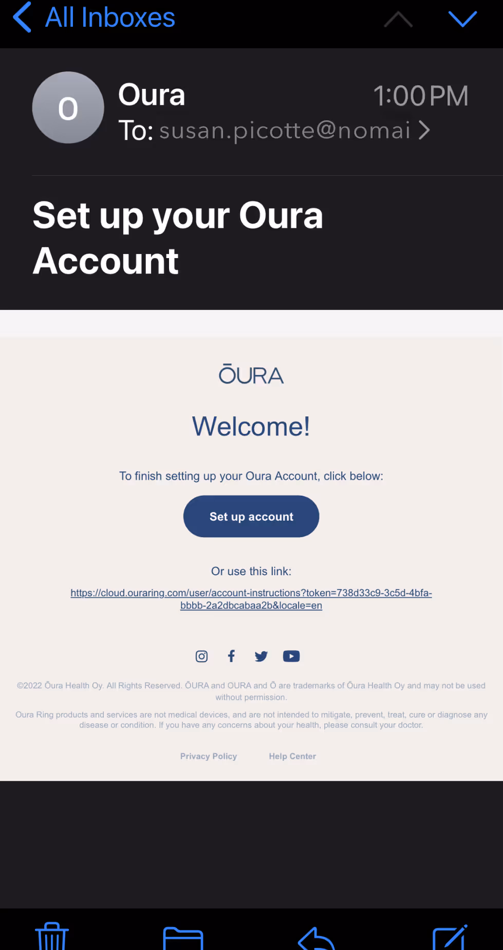 UX Setup Flow Screens - Account