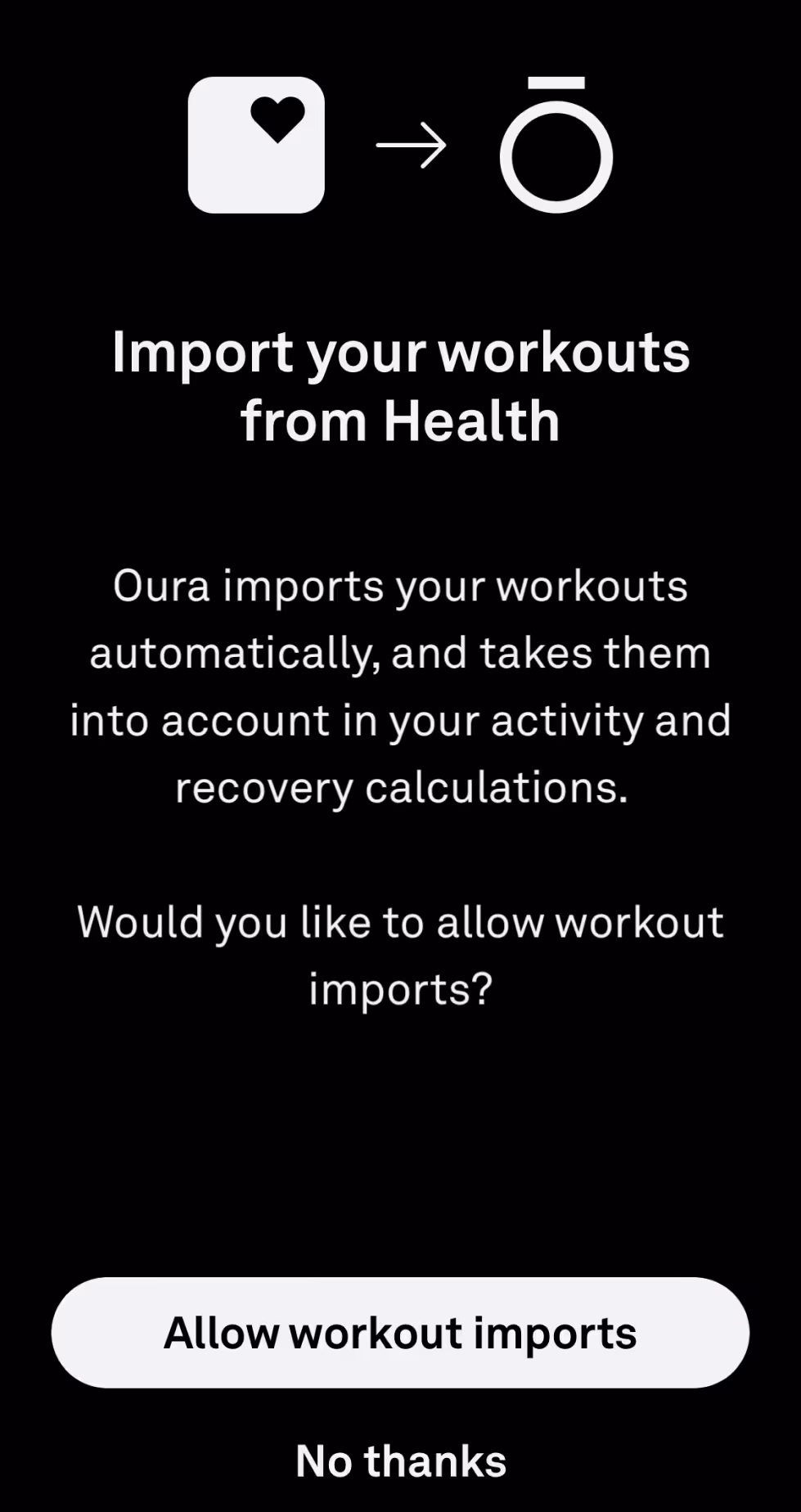 UX Setup Flow Screens - Import