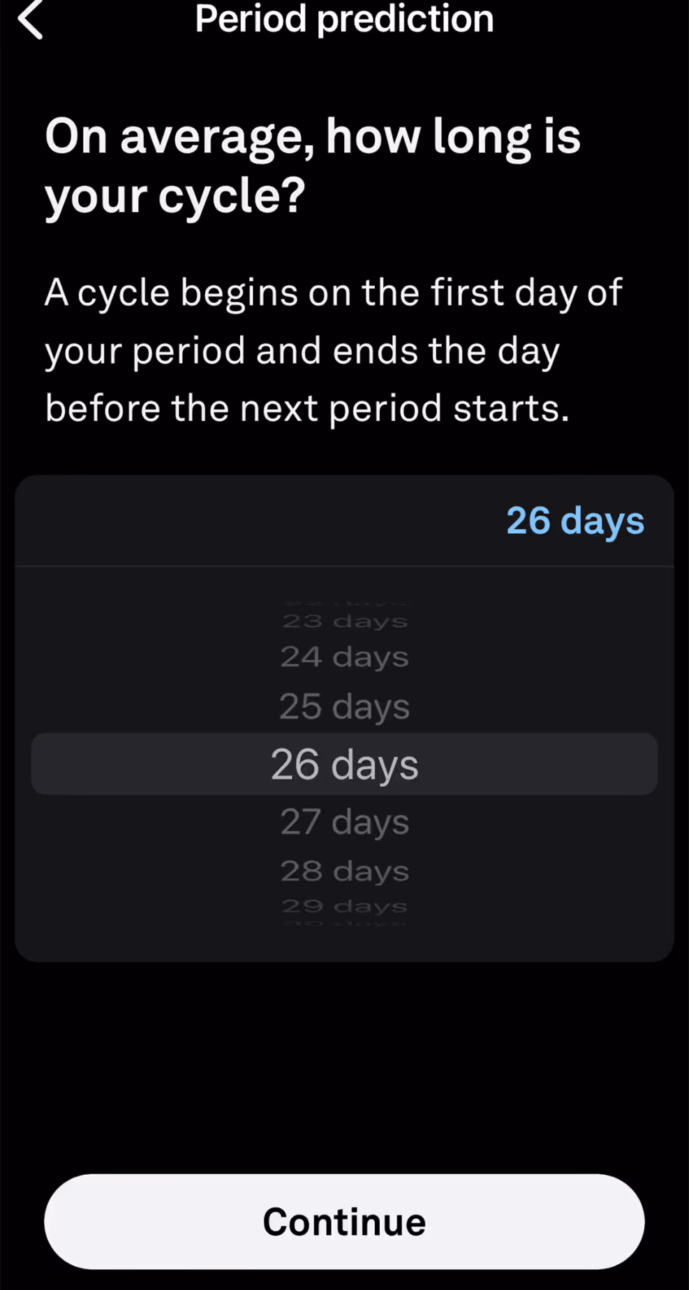UX DAILY USE Flow Screens Oura - Period Tracking