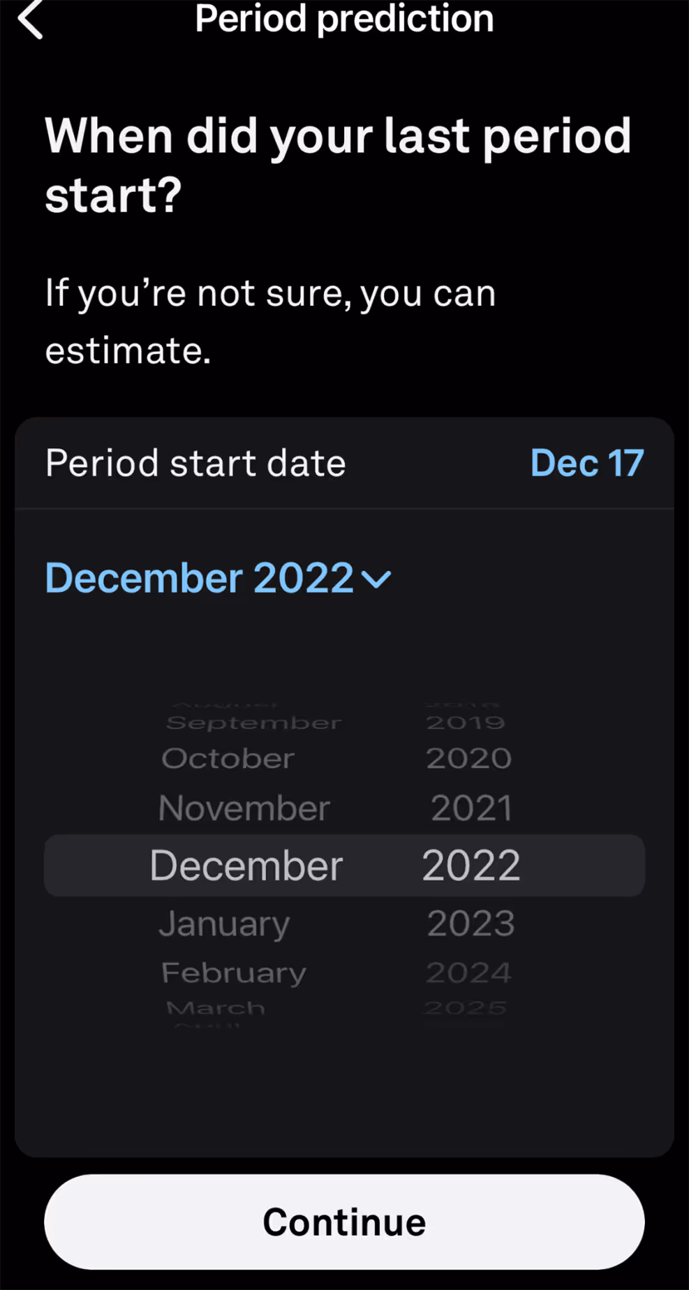 UX DAILY USE Flow Screens Oura - Period Tracking