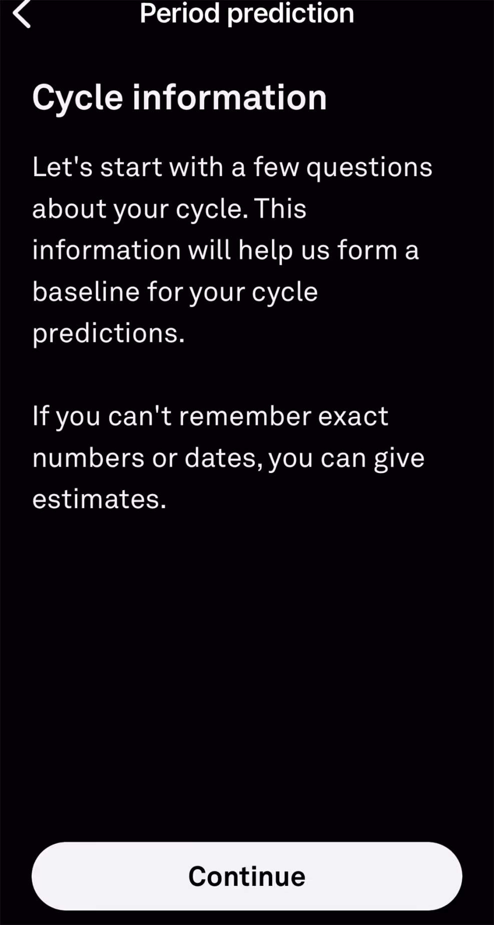 UX DAILY USE Flow Screens Oura - Period Tracking