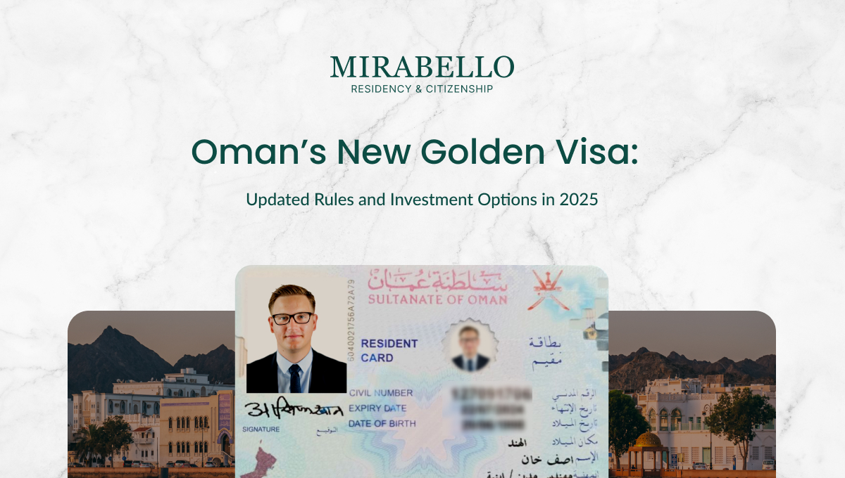 Änderungen im Goldenen Visum für Oman 2025: Neue Regeln, Kosten und Vorteile