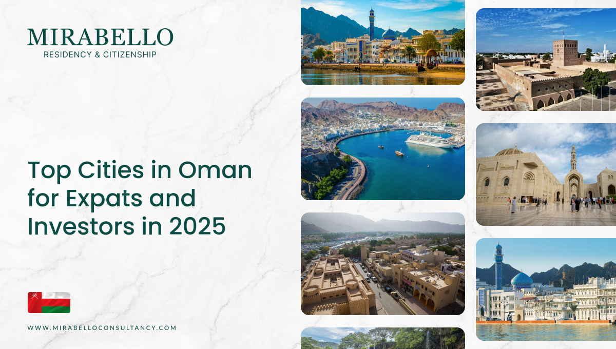 Le migliori città in Oman per espatriati e investitori nel 2025
