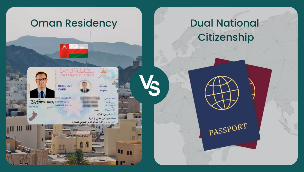 Doppia cittadinanza nazionale e residenza in Oman (Golden Investor Visa)