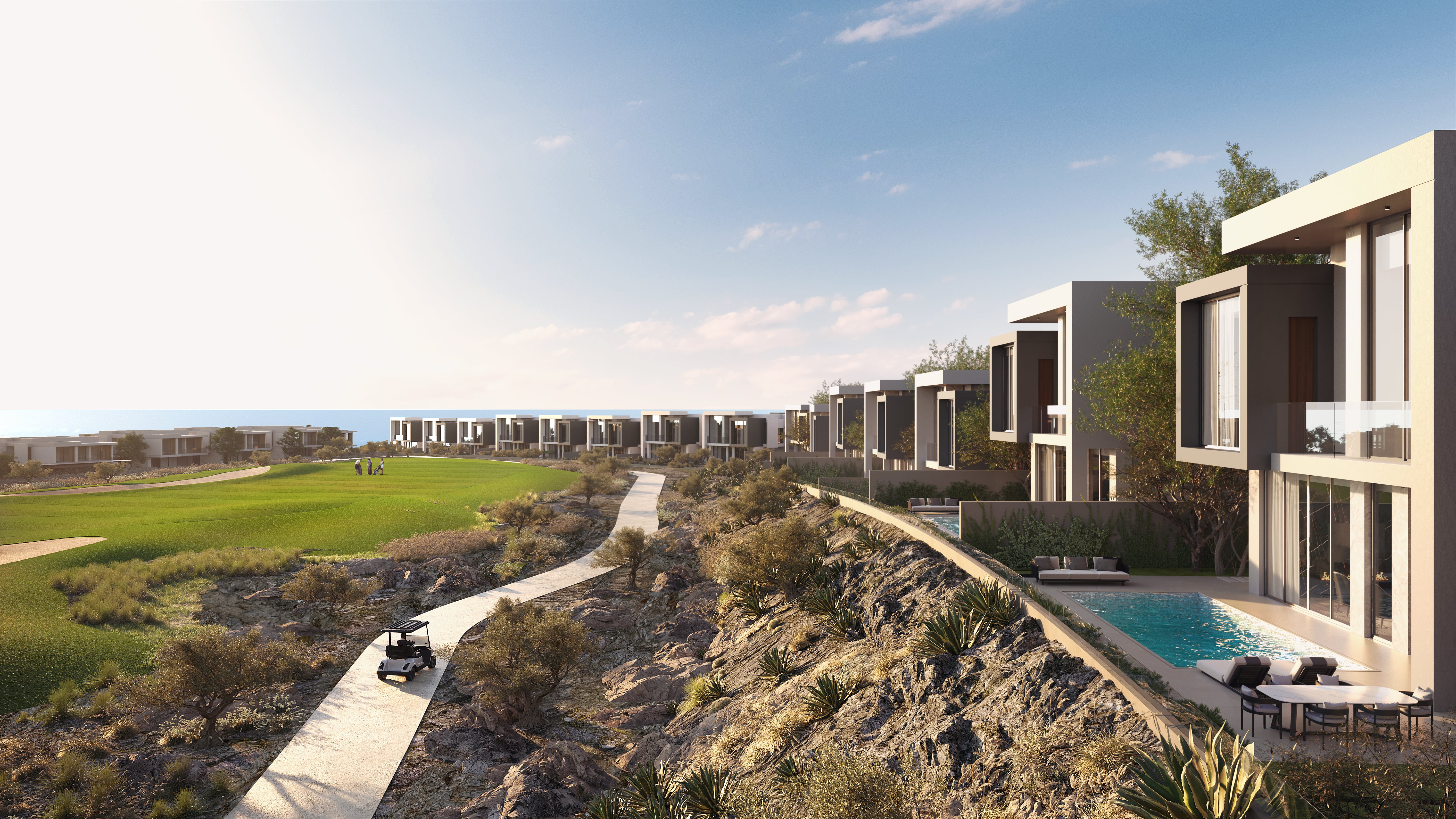 Prestigious Golf Villas with Private Pool and Elevator in Muscat