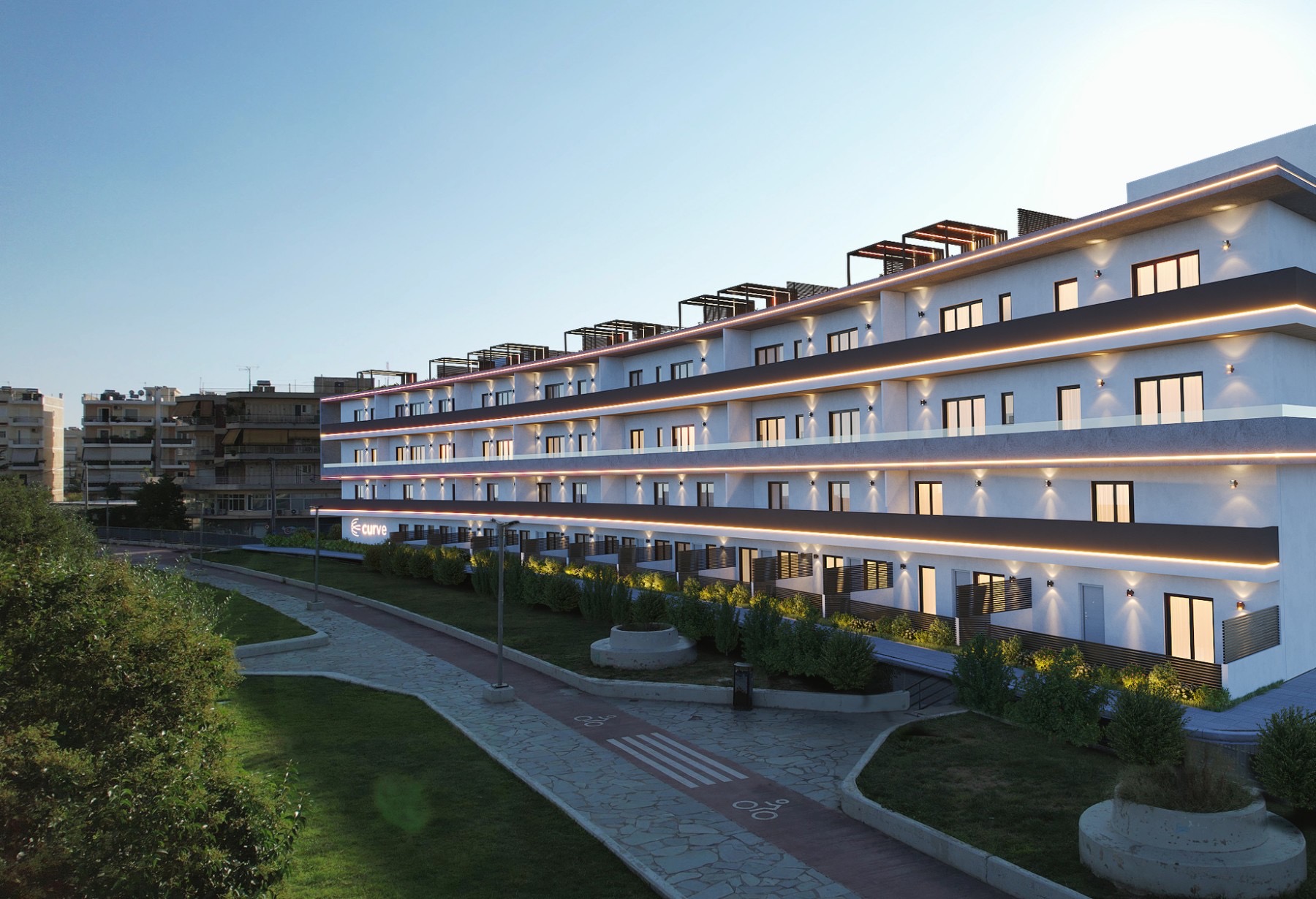 Modern Garden Residences in Athens