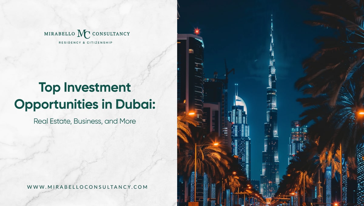 Best Investment Opportunities in Dubai 2026: Real Estate, Business, and Golden Visa