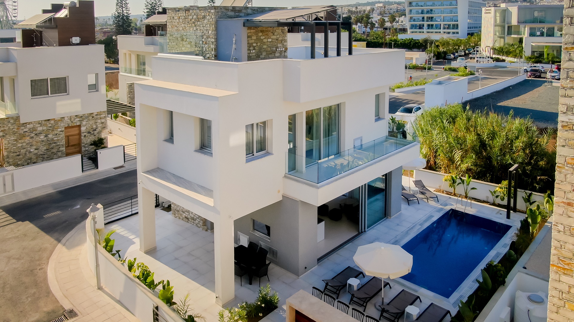 Ayia Napa Premium Seaview Villa — image 2 of 19 — Ayia Napa, Famagusta, Cyprus (prime location, short walk to nearest sandy b