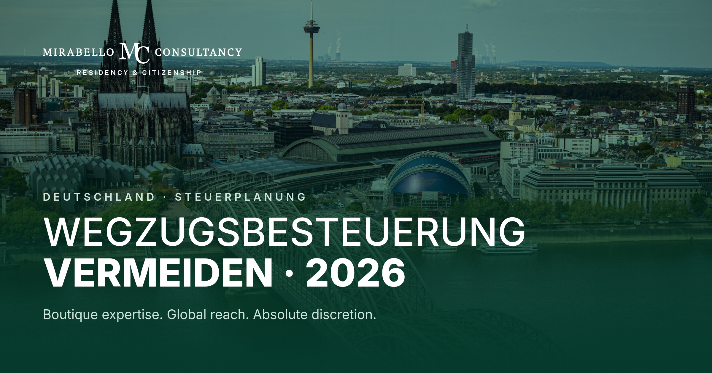 Wegzugsbesteuerung vermeiden 2026: Der vollständige Leitfaden für deutsche HNWIs