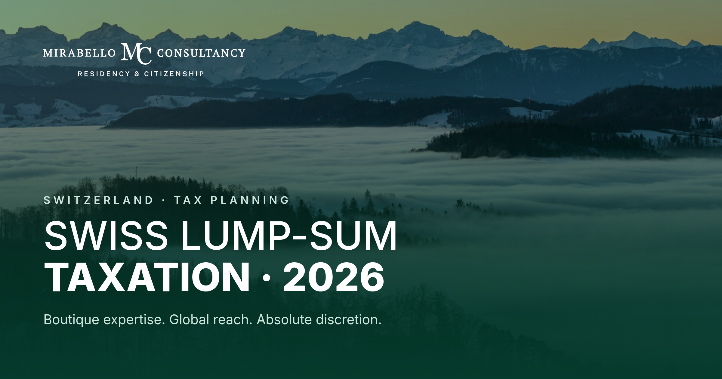 Switzerland Lump-Sum Taxation 2026: The German DBA Trap That Extends § 2 AStG From 5 to 10 Years