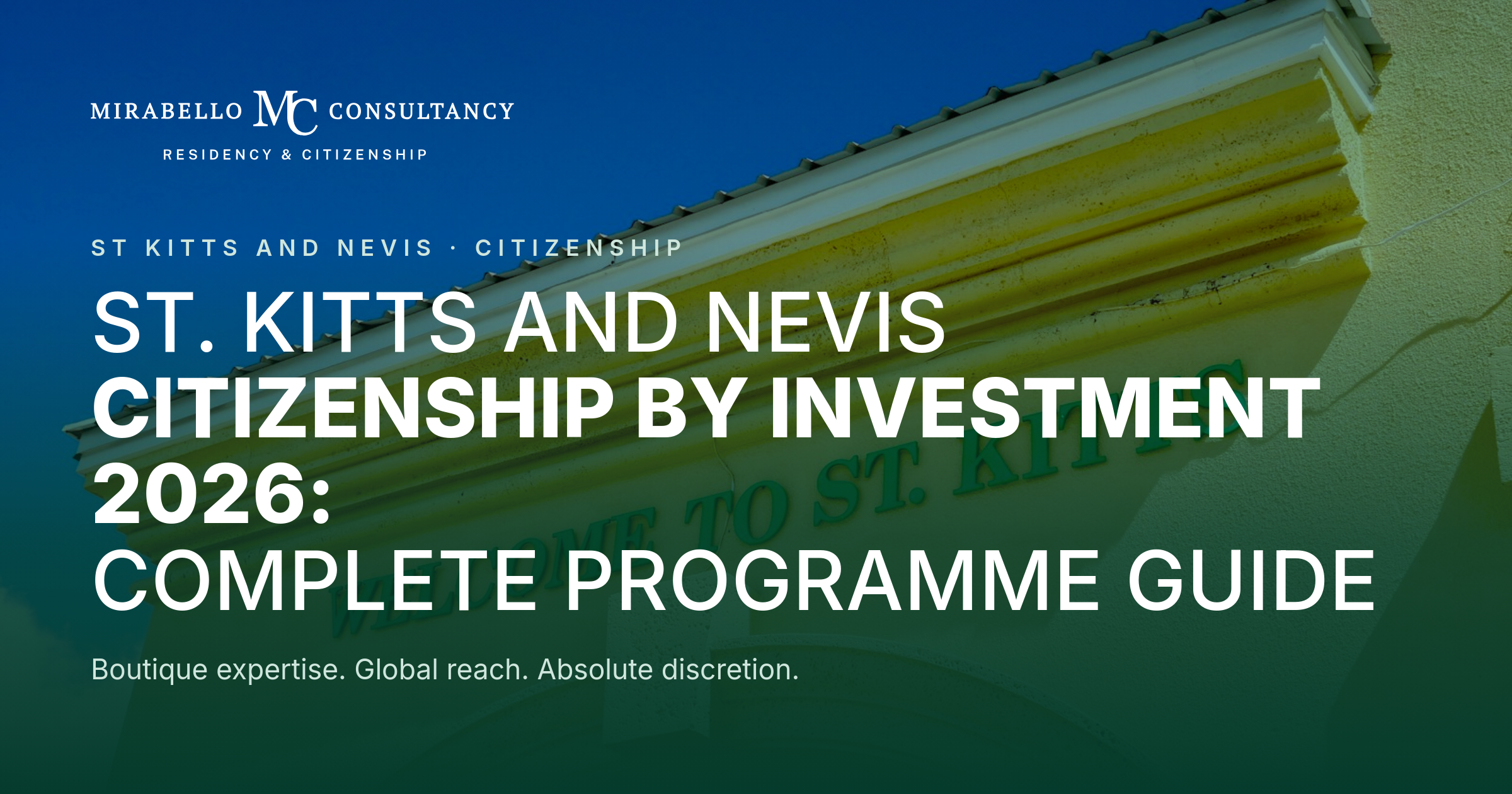 St. Kitts and Nevis Citizenship by Investment 2026: Complete Programme Guide — Mirabello Consultancy