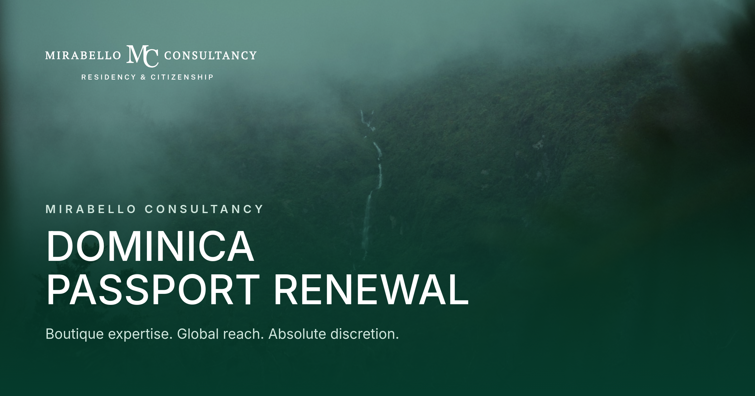 Renovación del pasaporte de Dominica