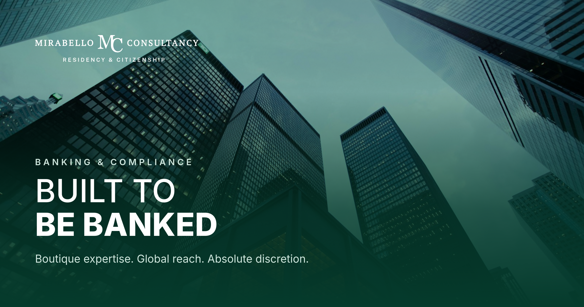 Built to Be Banked: Banking, Source-of-Funds and Cross-Border Compliance for Global Families