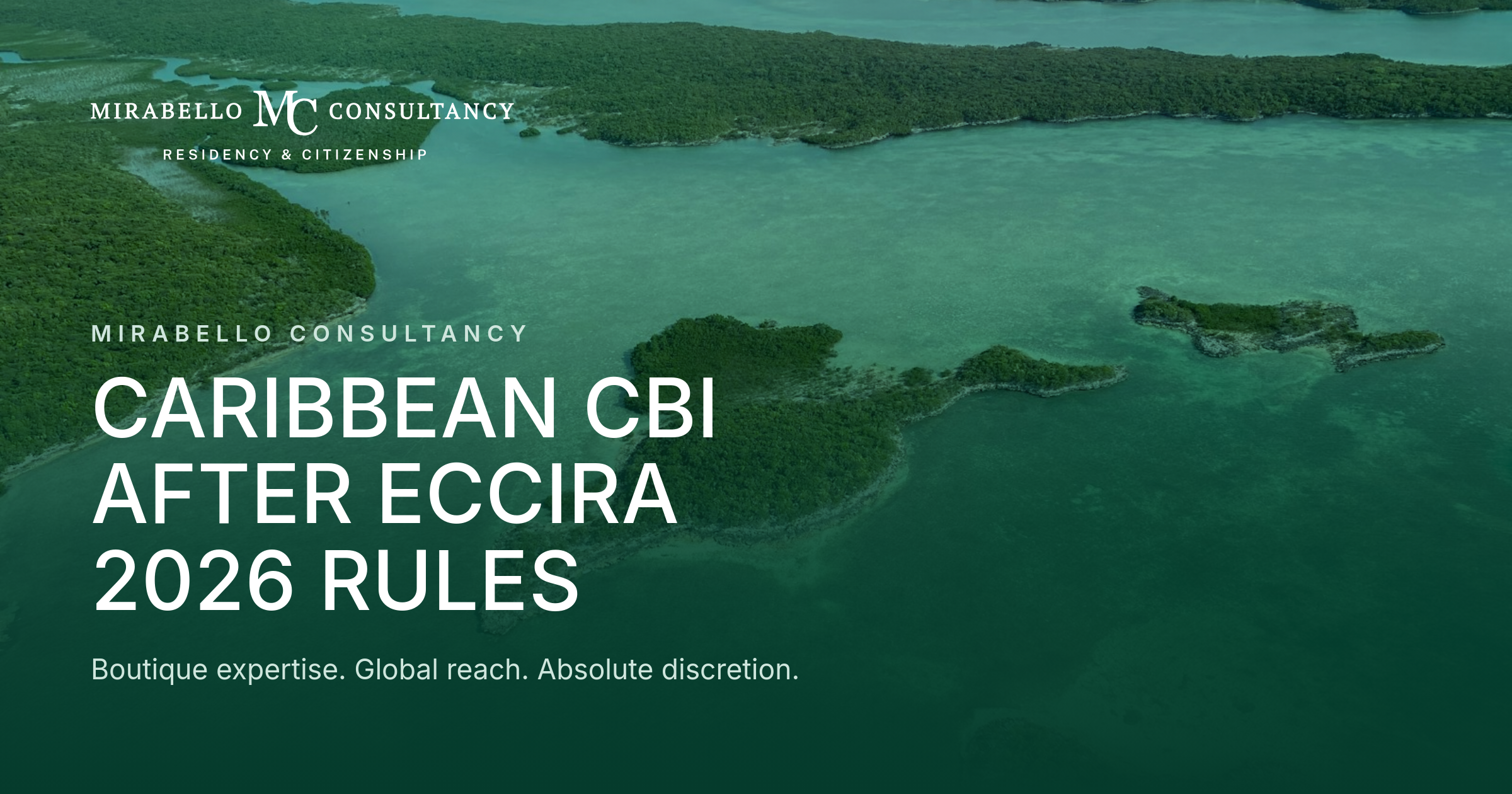 Caribbean CBI After 30 June 2026: New ECCIRA Residency Rules, What Changed — and Which Programme Is Now Best