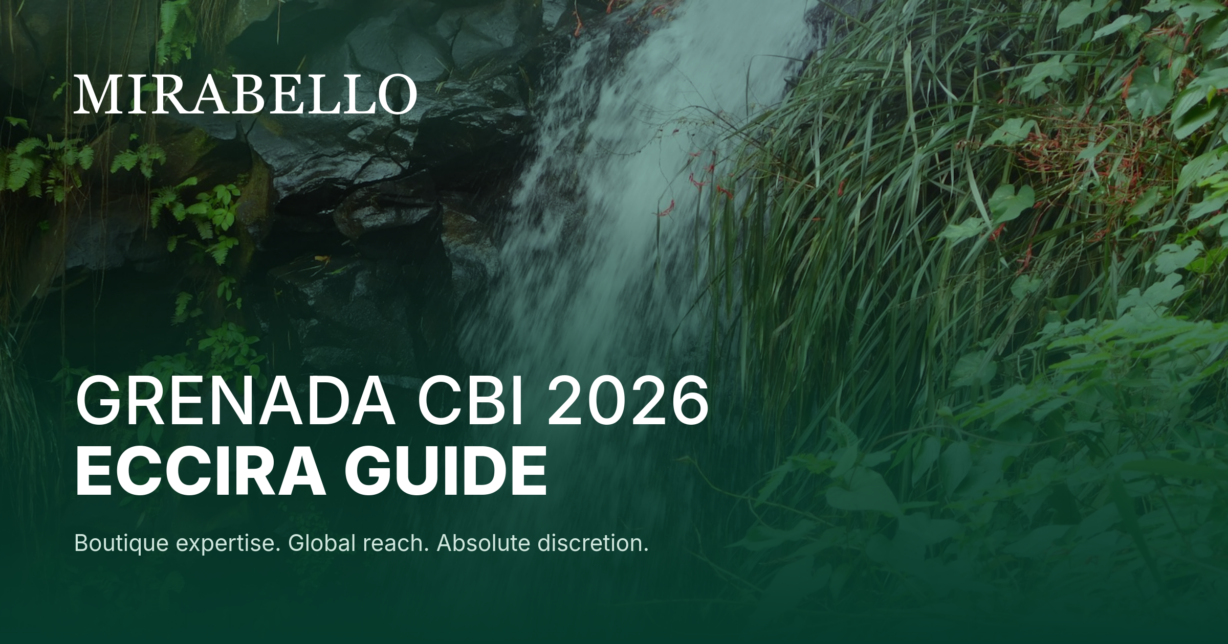 Grenada Citizenship by Investment 2026: ECCIRA Guide | Mirabello Consultancy