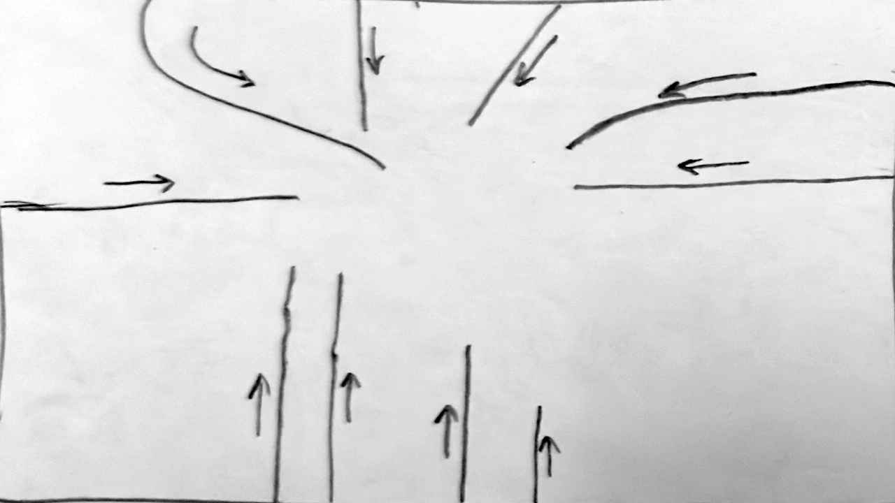 Un boceto del proceso de animación de la tipografía Mundial Narrow.