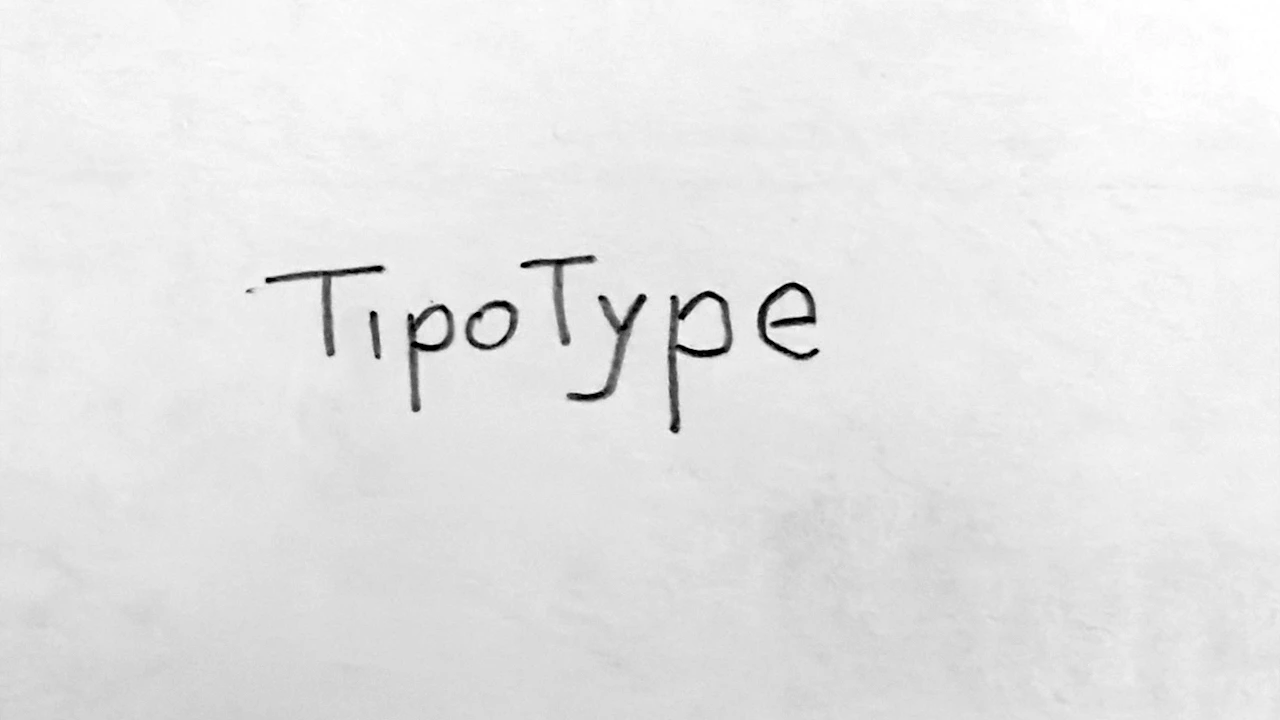 Un boceto del proceso de animación de la tipografía Mundial Narrow.