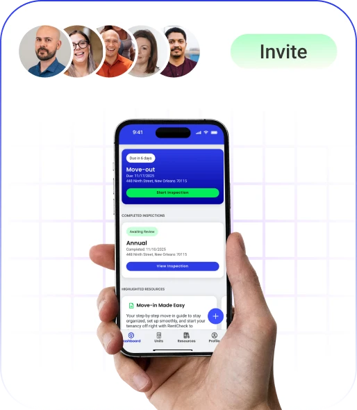 RentCheck Resident Dashboard