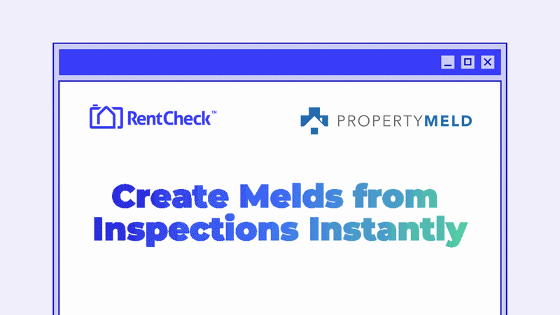 Creating a Property Meld work order from RentCheck