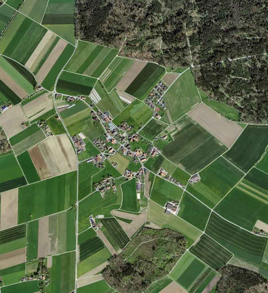 Luftaufnahme von Iffwil
