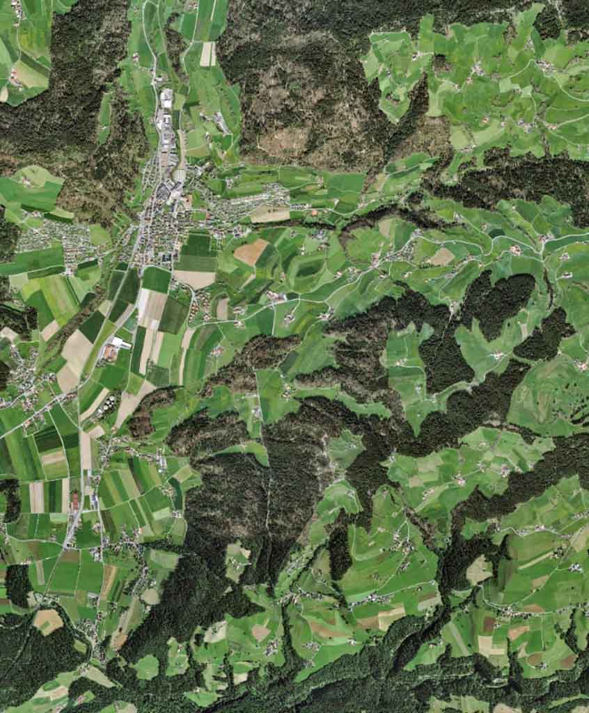 Luftaufnahme von Oberdiessbach