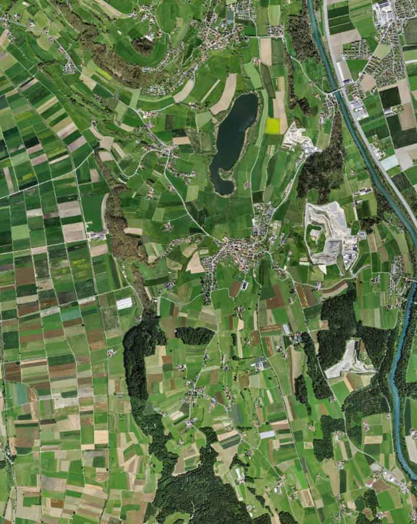 Luftaufnahme von Kirchdorf