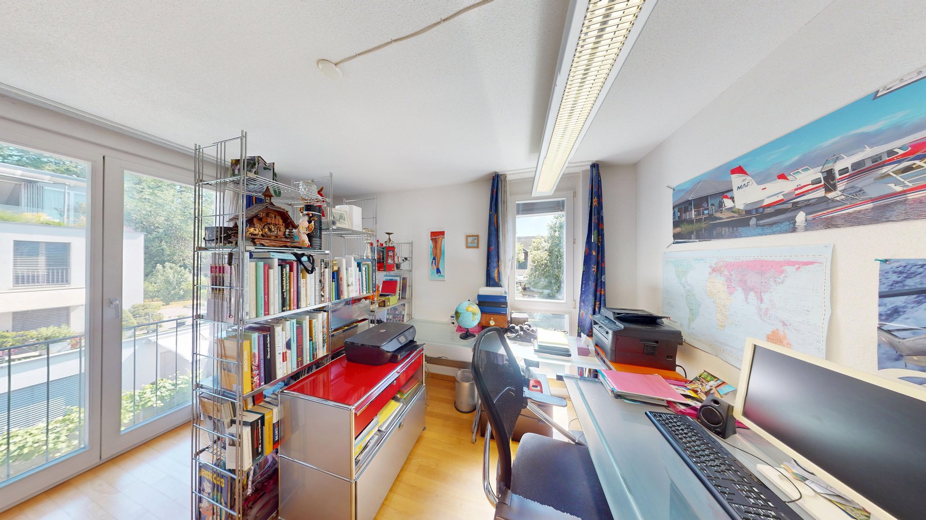 Büro der Attika-Duplexwohnung in Ittigen