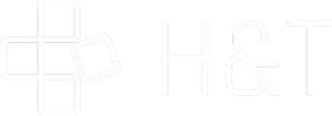 Harris and Trotter logo mark and wordmark in white.