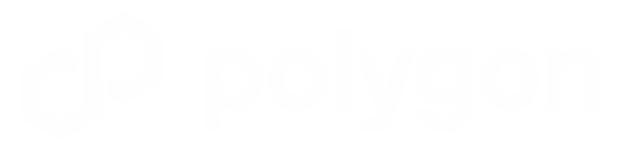 Polygon logo and wordmark in white.
