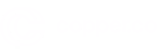 Copper.co logo and wordmark in white.