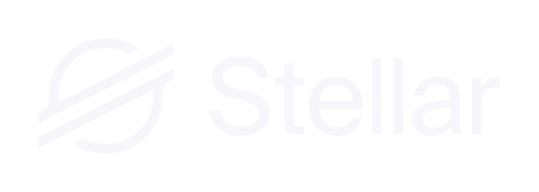 Stellar logo and wordmark in white on a black background.