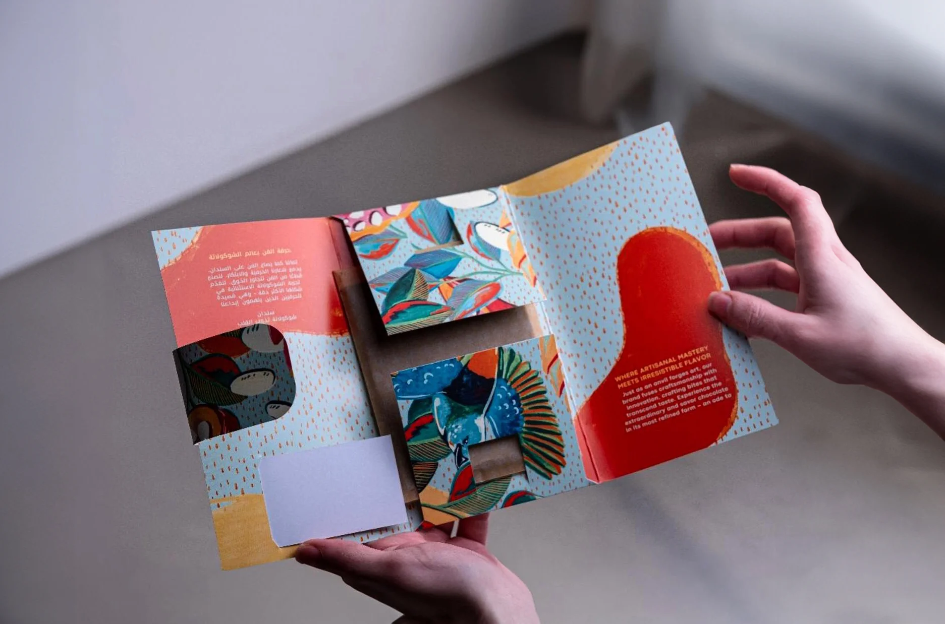 Design interno de embalagem para chocolate bean to bar artesanal