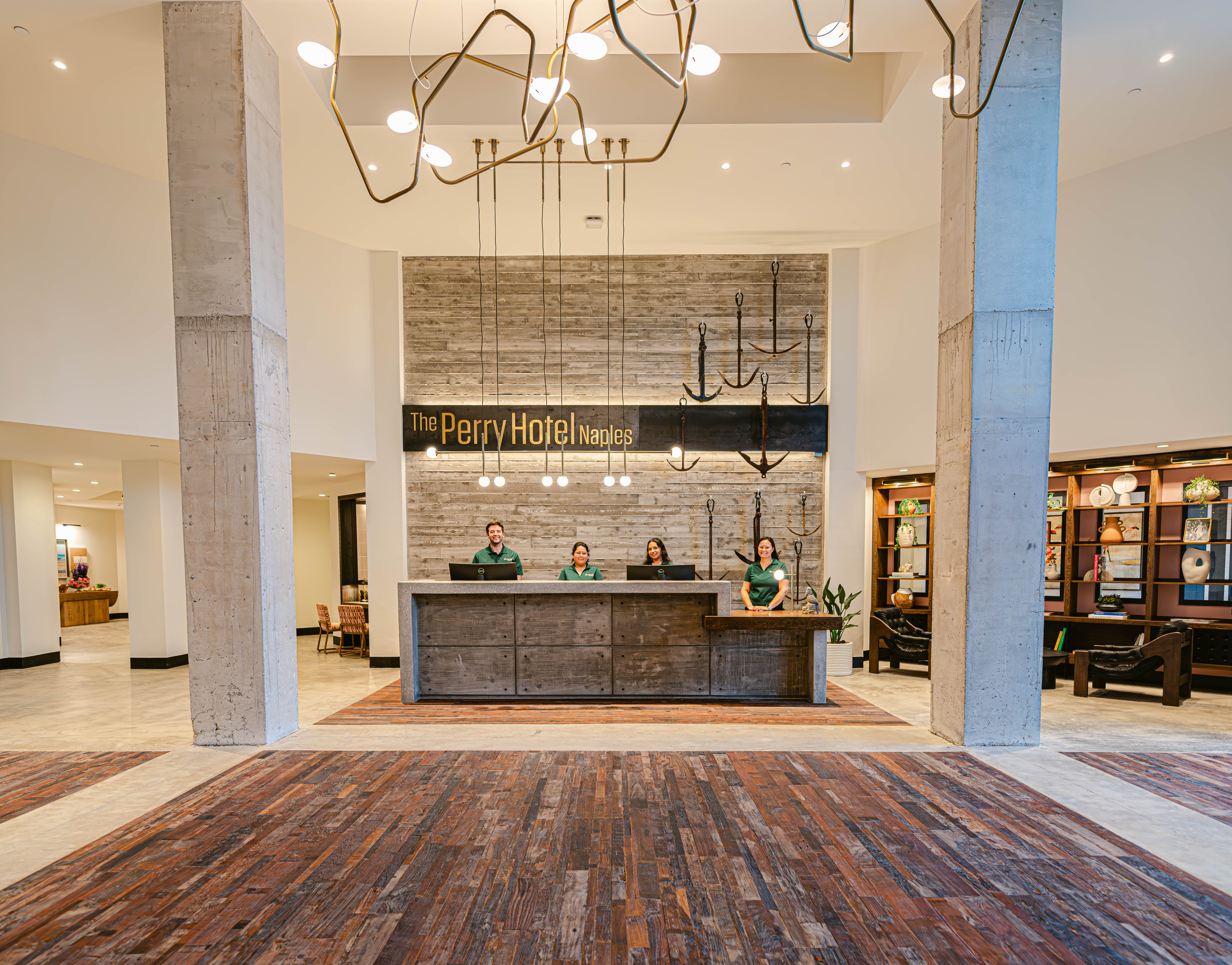 Lobby of the Perry Hotel Naples