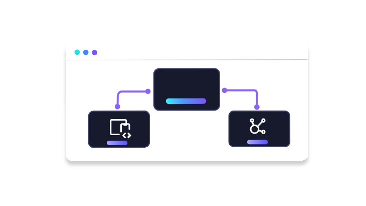 Illustration of connected nodes representing a developer community