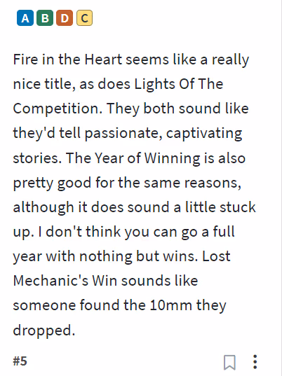 Why the Fire in the Heart wins