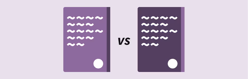 Book description comparison