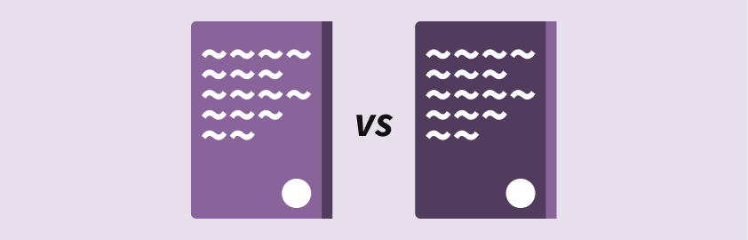 Comparación de descripción de libro