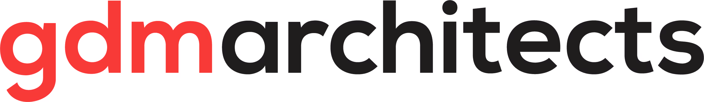 gdm architects logo in black