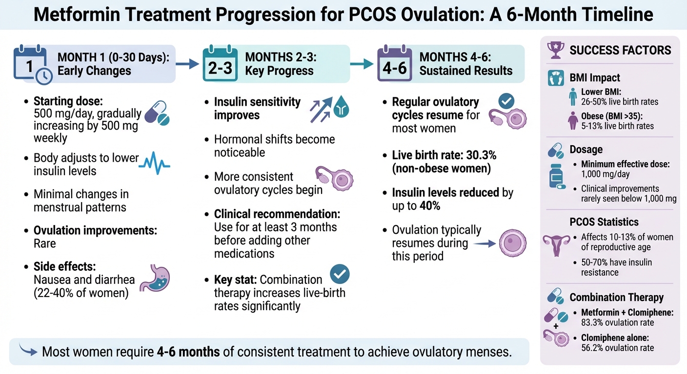 Metformin for PCOS: 6-Month Ovulation Timeline and Success Rates