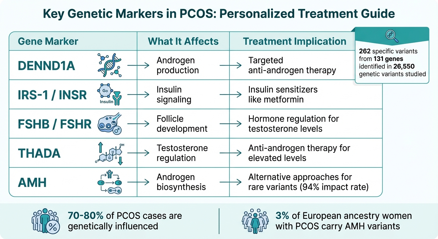Key Genetic Markers in PCOS and Their Treatment Implications
