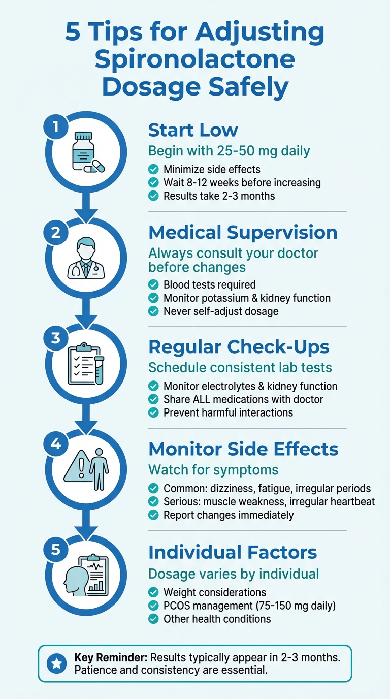5 Essential Steps for Safe Spironolactone Dosage Adjustment