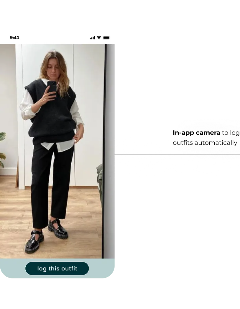 Pronti App - Log Outfits Feature