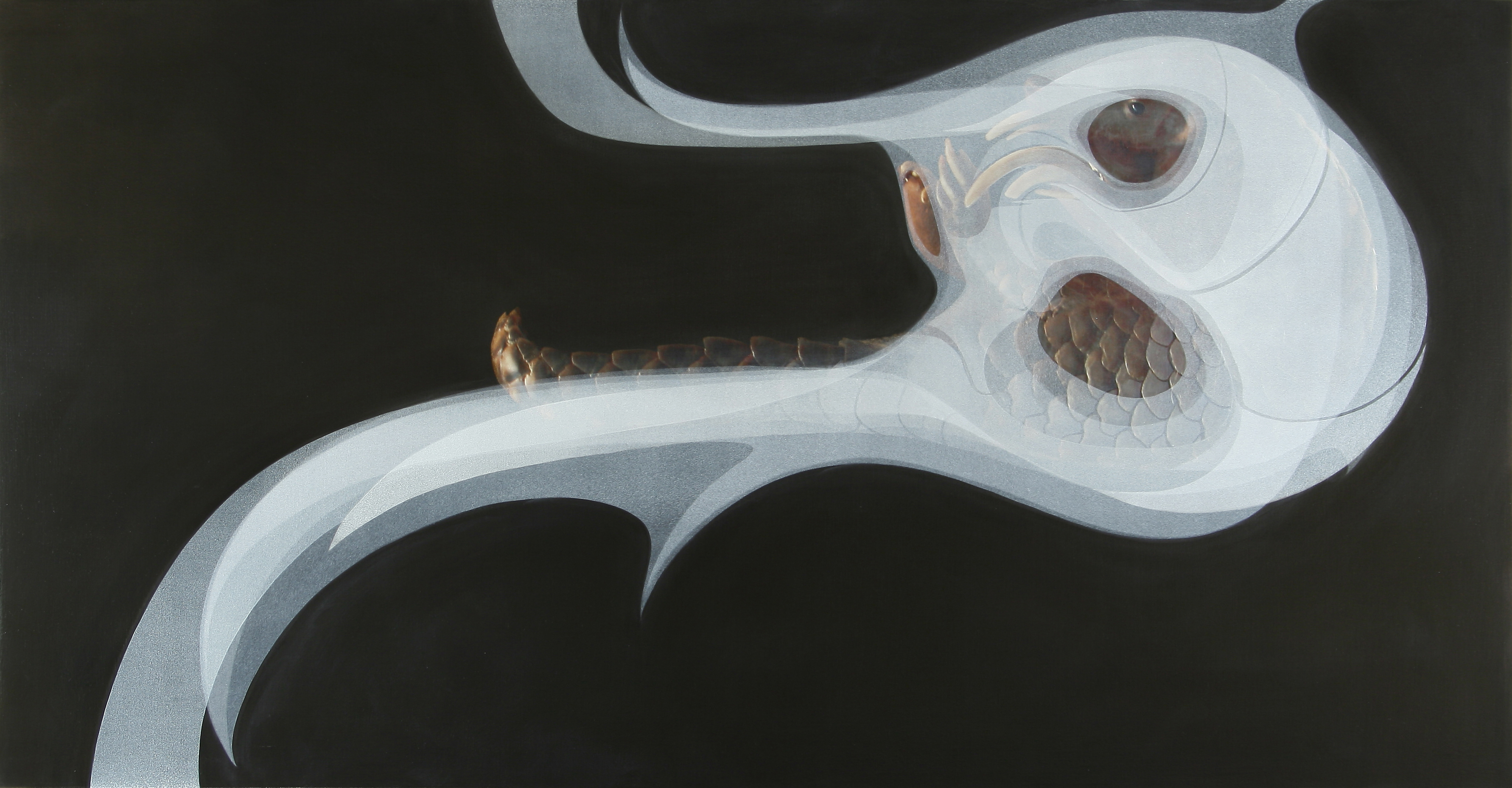 Pangolingrowth, a painting by Ryan Hackett