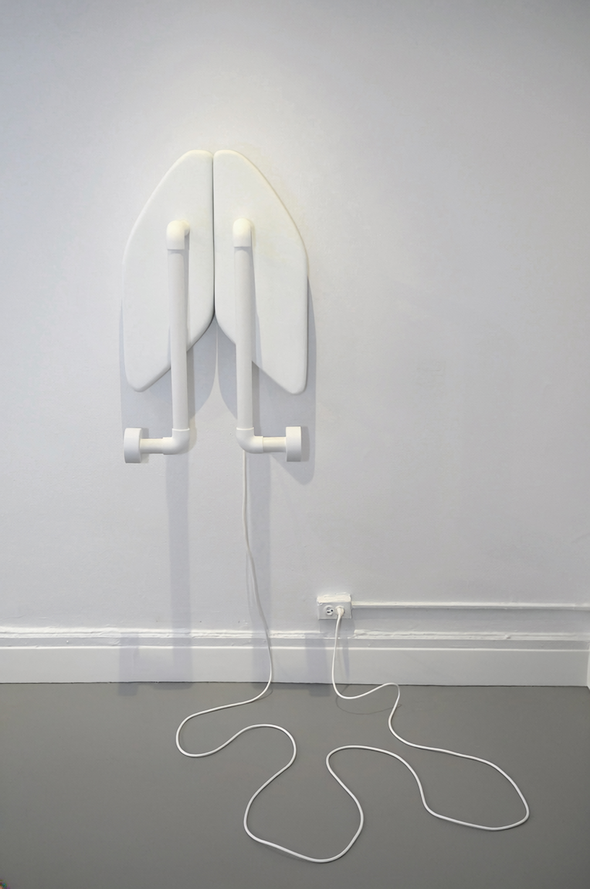 An immersive sculpture by artist Ryan Hackett titled Fresh Forest Lungs, additional view.