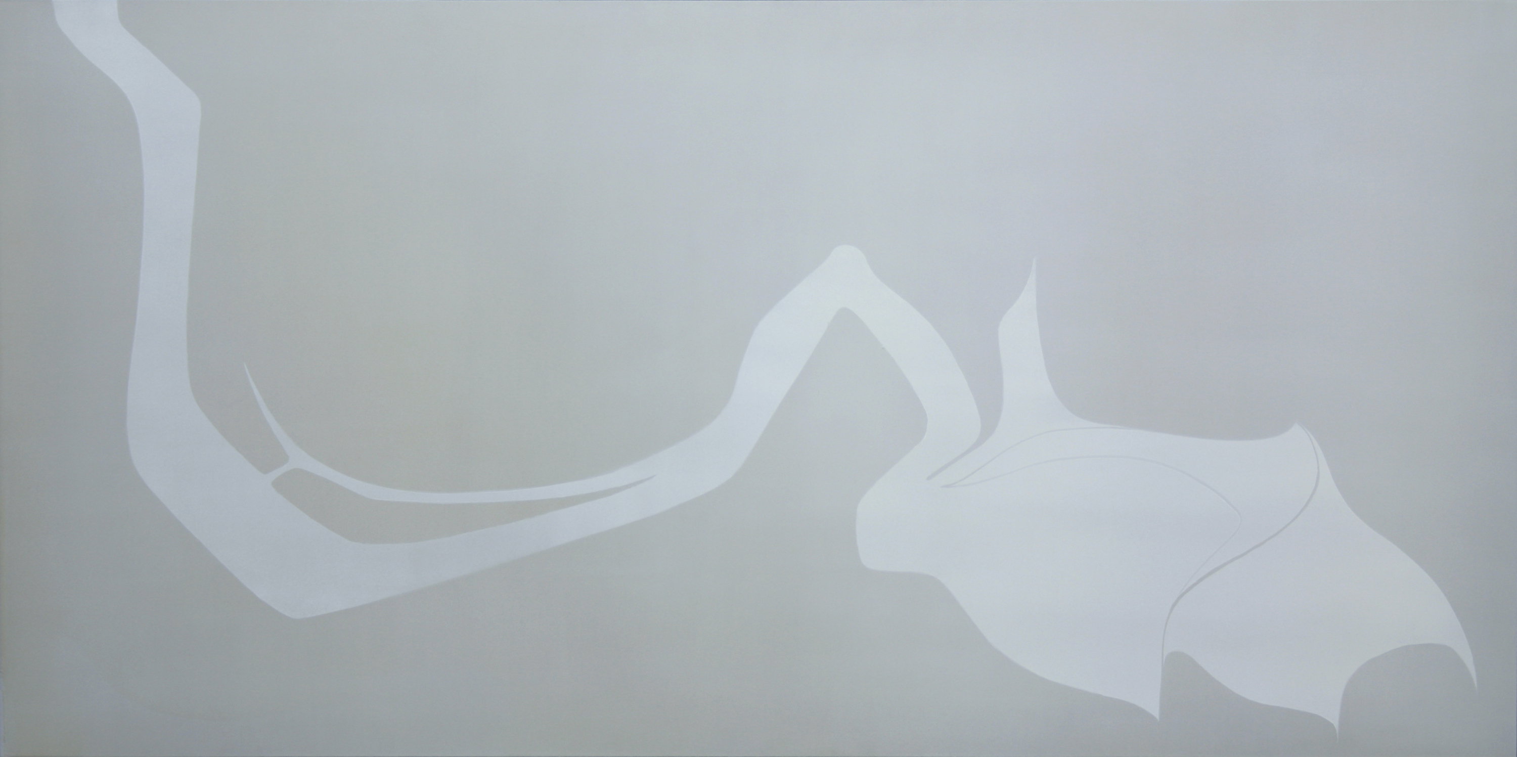 Painting by Ryan Hackett titled Echogrowth 1. Click on this image to preview Echogrowth 2 in this body of work.