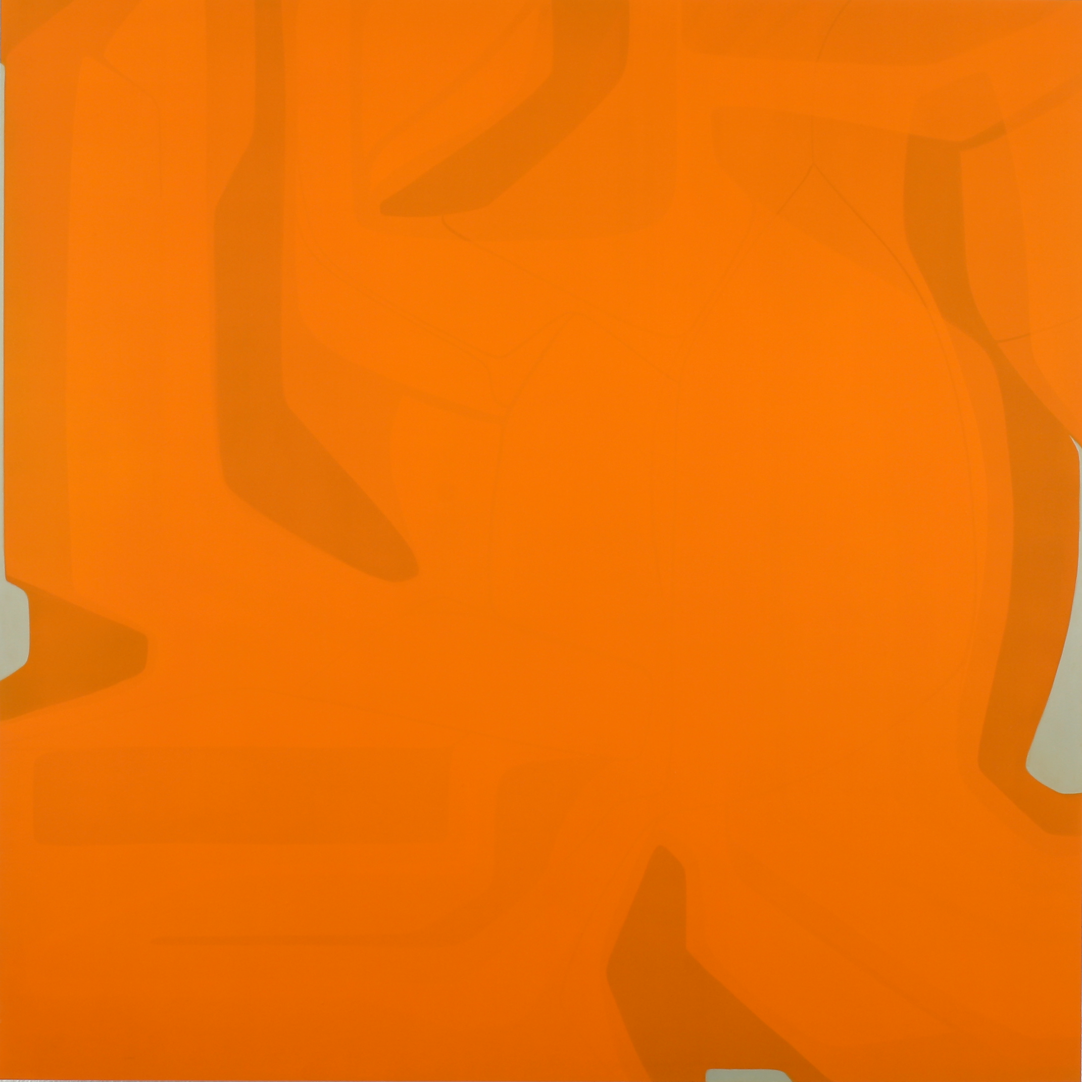 Painting by Ryan Hackett titled Echogrowth 2. Click on this image to preview Echogrowth 1 in this body of work.
