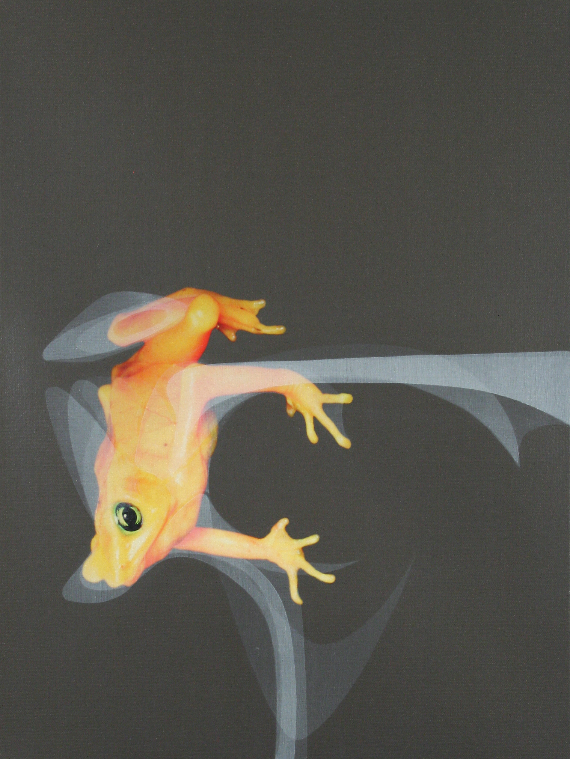 Painting by Ryan Hackett titled Froggrowth 4. Click on this image to preview related paintings in this body of work.